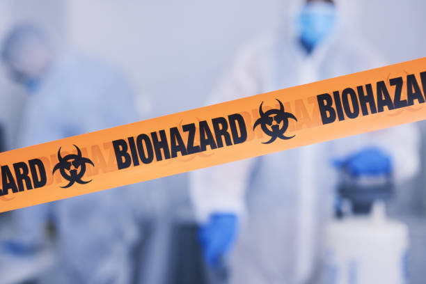 Professional Infectious Disease Decontamination technician working in Pompton Lakes, NJ